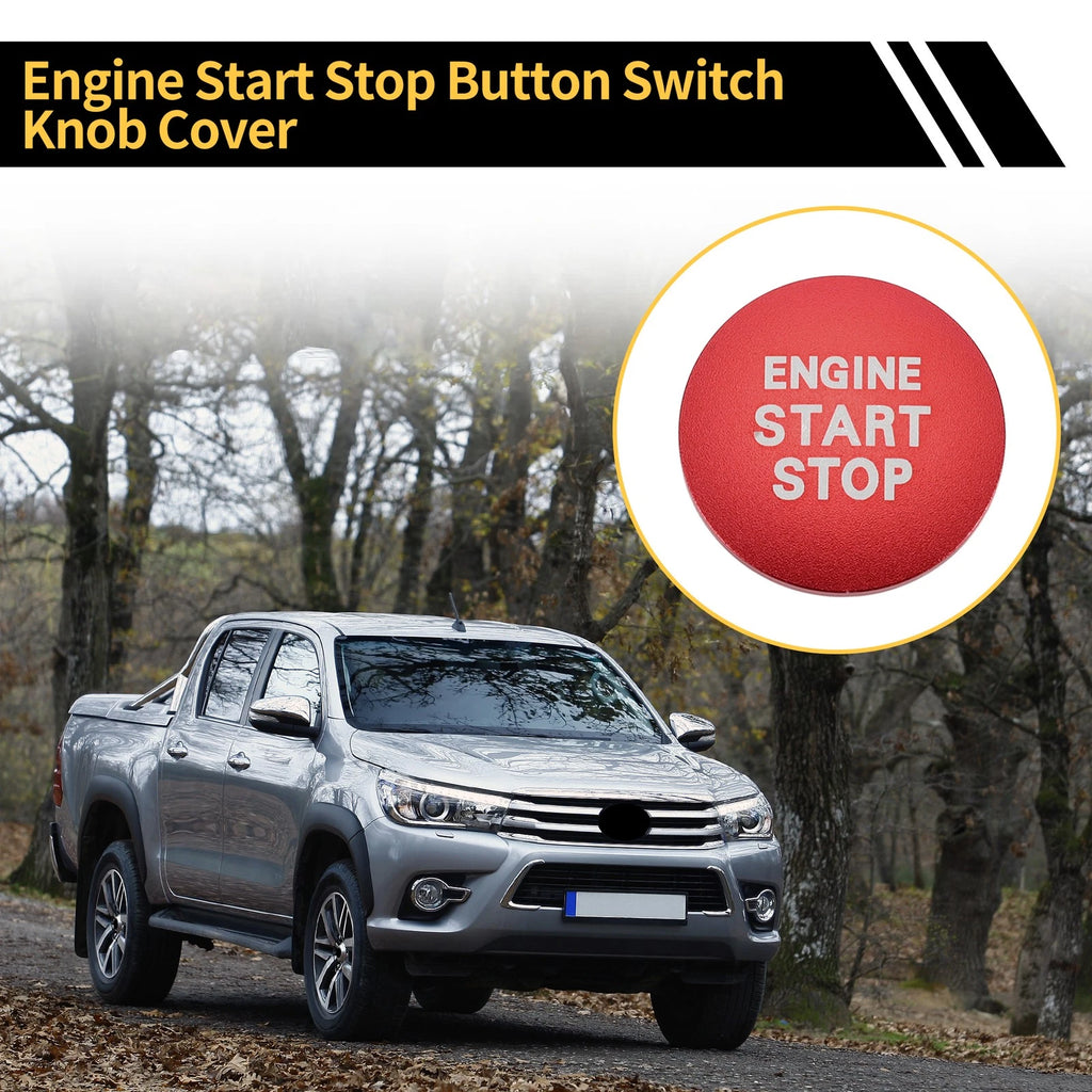 Engine Start Stop Button Switch Knob Cover Replacement for Toyota Tacoma (2016–2023)