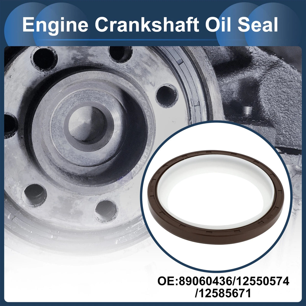 Crankshaft Oil Seal Replacement for Cadillac Escalade for Chevrolet Silverado (2002–2014)