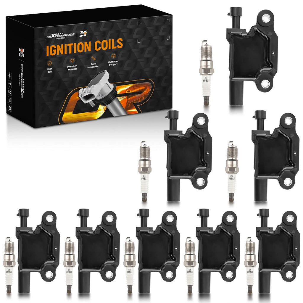 Ignition Coil & Iridium Spark Plug Set for Corvette 6.0L 6.2L 7.0L (2005–2013)