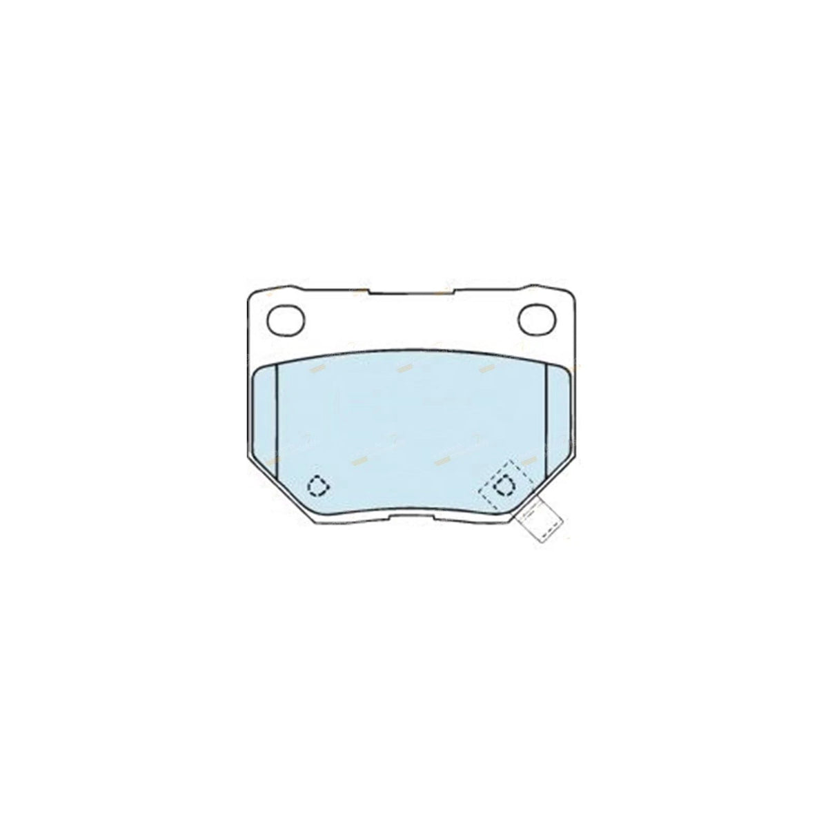 Rear Disc Brake Pad Set for Subaru Impreza WRX 2.0L EJ20T Turbo (2001–2005)