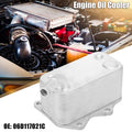Automatic Engine Oil Cooler 18 Rows Replacement for Volkswagen Jetta (2006–2008)