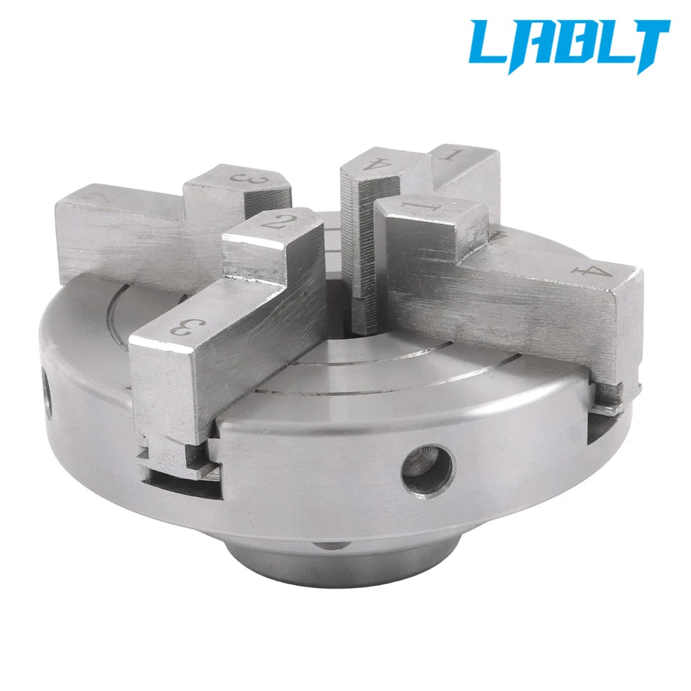 4" 4-Jaws Self-Centering Lathe Chuck for LABLT (1"×8TPI Thread)