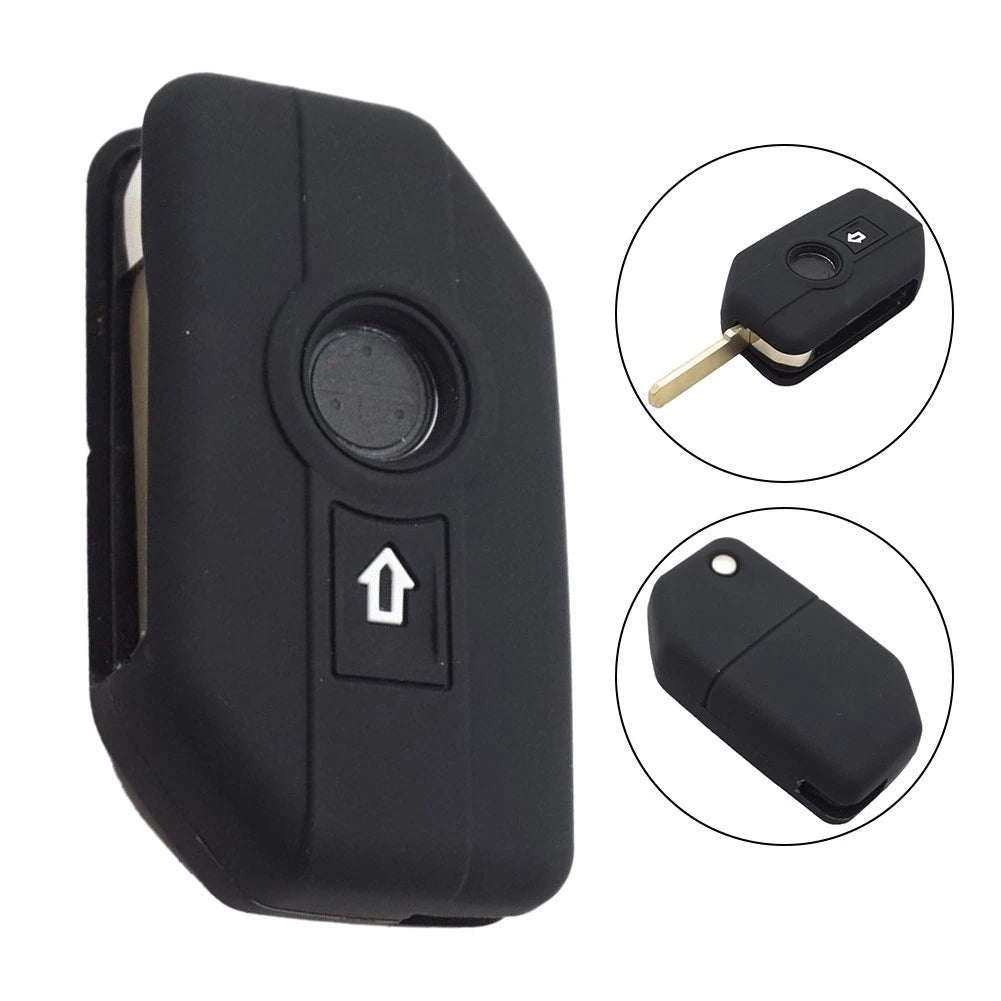 Easy Installation Key Skin Holder Case for Motorcycle Key Black