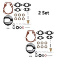 2X Carburetor Rebuild Kit for Johnson Evinrude 1.5hp 2hp 3hp (1980–1990) 18-7043 382048