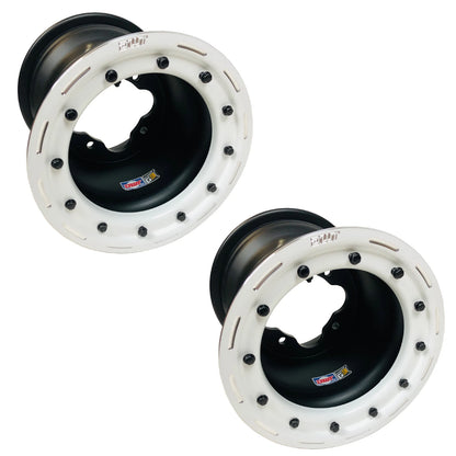 Pair of DWT G3 Rear Beadlock Wheels for Banshee Warrior 350 (8" 8x8 4/115)