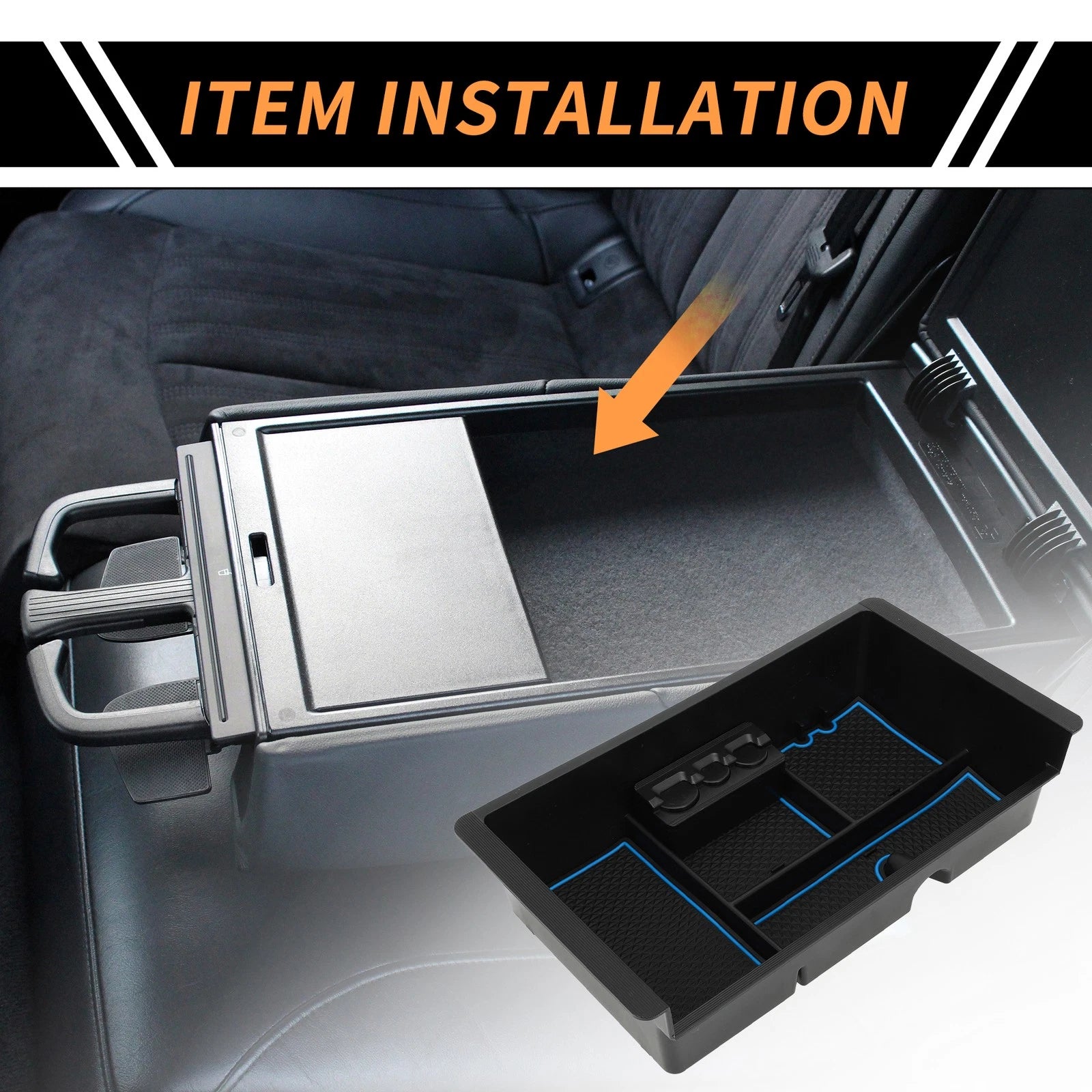 Center Console Organizer Tray Replacement for Chevy Silverado 1500 (2014–2018)