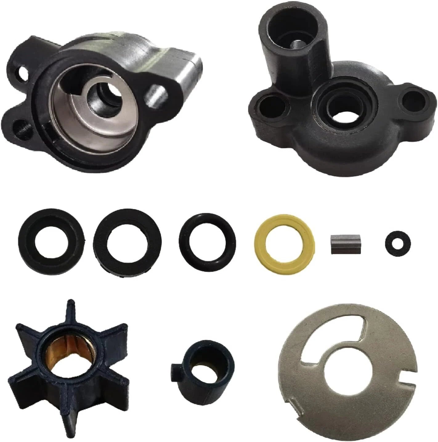 Impeller Kit 46-92970A5 47-89980T1 for Mercury Mariner 4-9.8 HP (0.438")