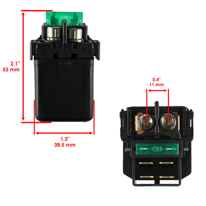 Starter and Relay Solenoid Replacement for Kawasaki Vulcan 1500 VN1500 (1996–2008)