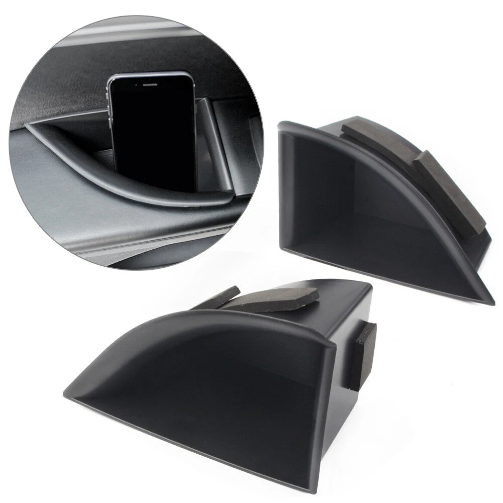 2X Front Door Handle Armrest Storage Box Tray Bin for MKX (2016–2018)