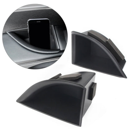 2X Front Door Handle Armrest Storage Box Tray Bin for MKX (2016–2018)