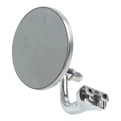 1Pc Silver Round Side Mirror Kit for Vintage Classic Car
