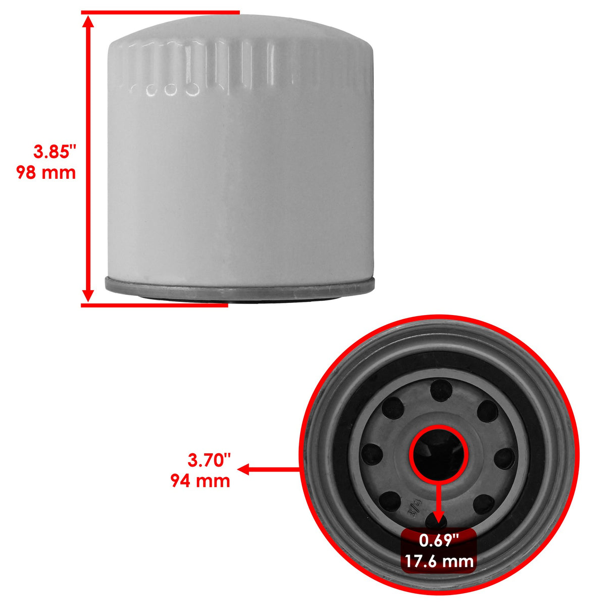 Transmission Oil Filter Replacement for John Deere F910 F911 F912 (2015–2019)