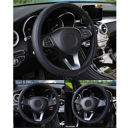 Leather Steering Wheel Cover for Universal Fit (2010–2023)