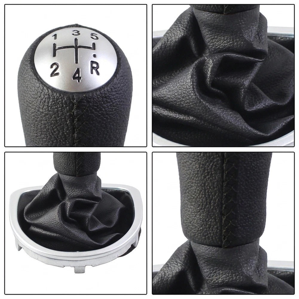 Black Gear Shift Handle Assembly for Renault Clio III (2005–2012)