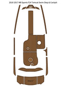 EVA Teak Flooring Mat for MB Sports F24 Tomcat (2016–2017)