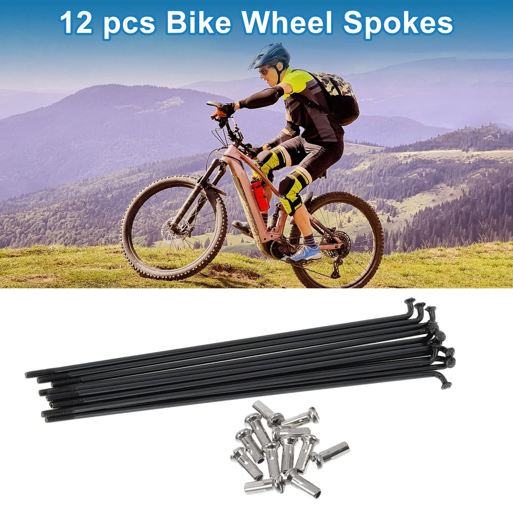 Bicycle Spokes Nipple Replacement 14G 133mm for Universal Fit (All Years)