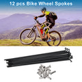 Bicycle Spokes Nipple Replacement 14G 133mm for Universal Fit (All Years)