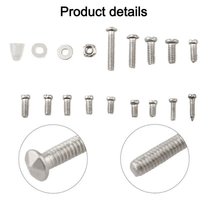1000pcs Screw Set for Eyeglasses Repair with Multifunctional Tool