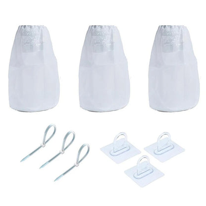 3X Dryer Vent Lint Catcher Bags for Energy Saving (No Drilling Required)