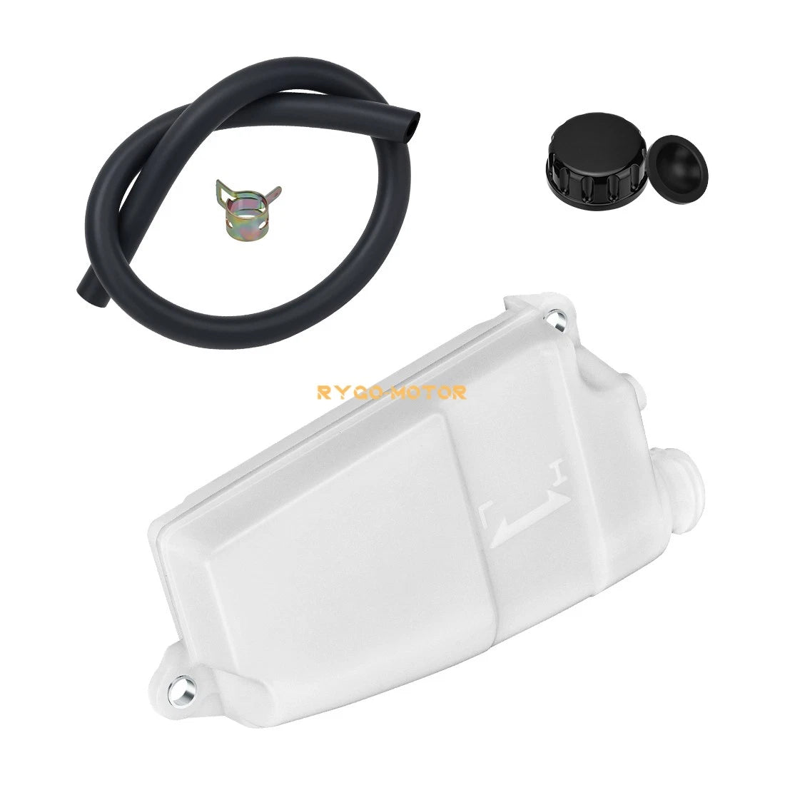 Coolant Reservoir w/ Hose Cap Clip for Kawasaki FD501D FD750D FD791D (43078-2055)