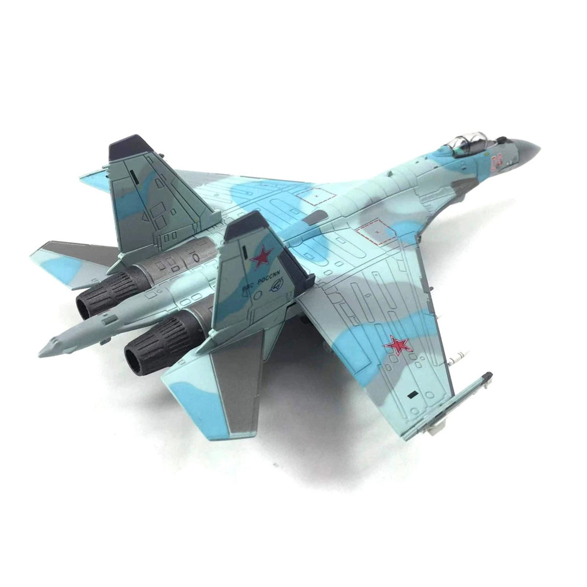 SU-35 Super Flanker Aircraft Model (1:100 Scale)