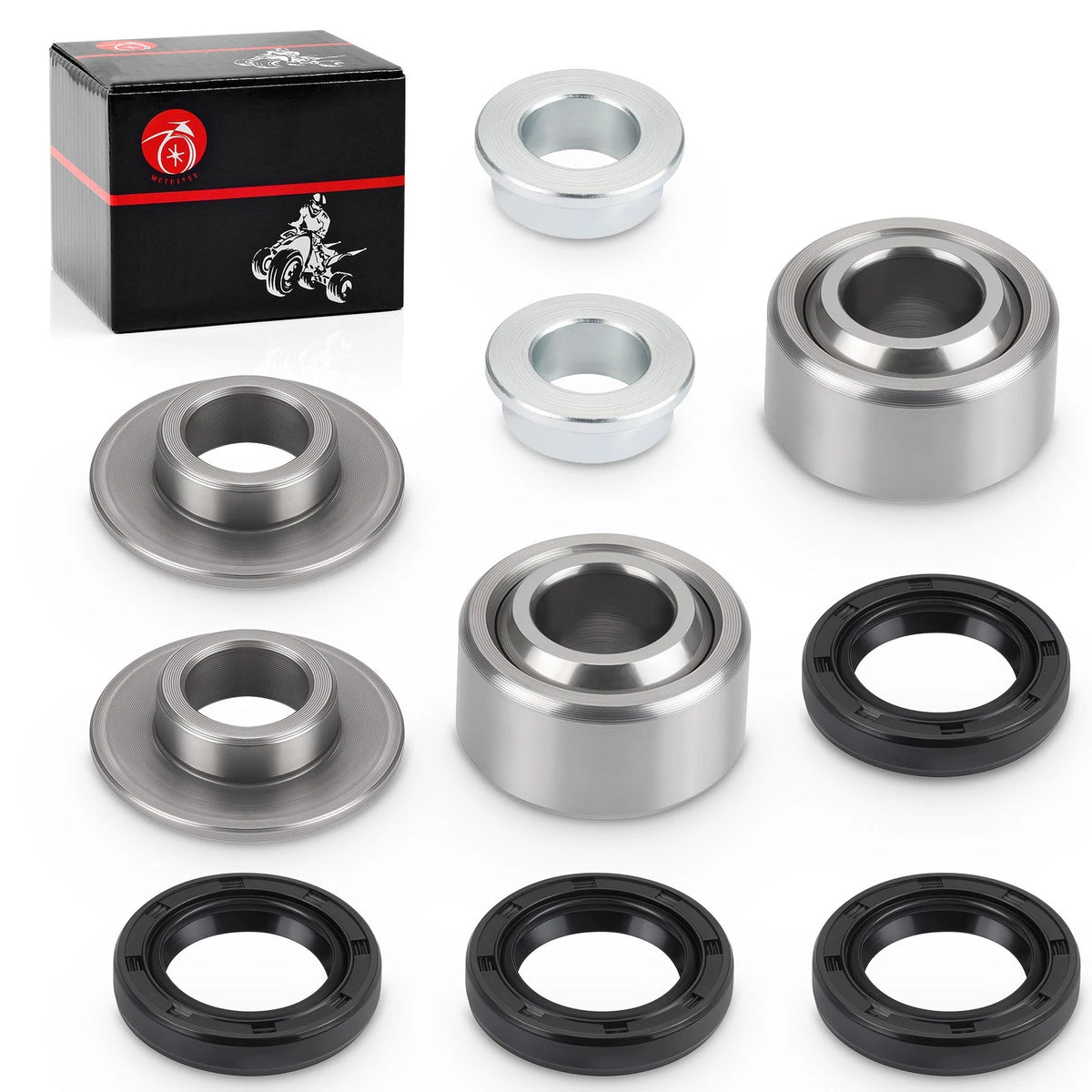 Rear Shock Bushing Bearing Rebuild Kit for Yamaha Warrior 350 (1987–2004)