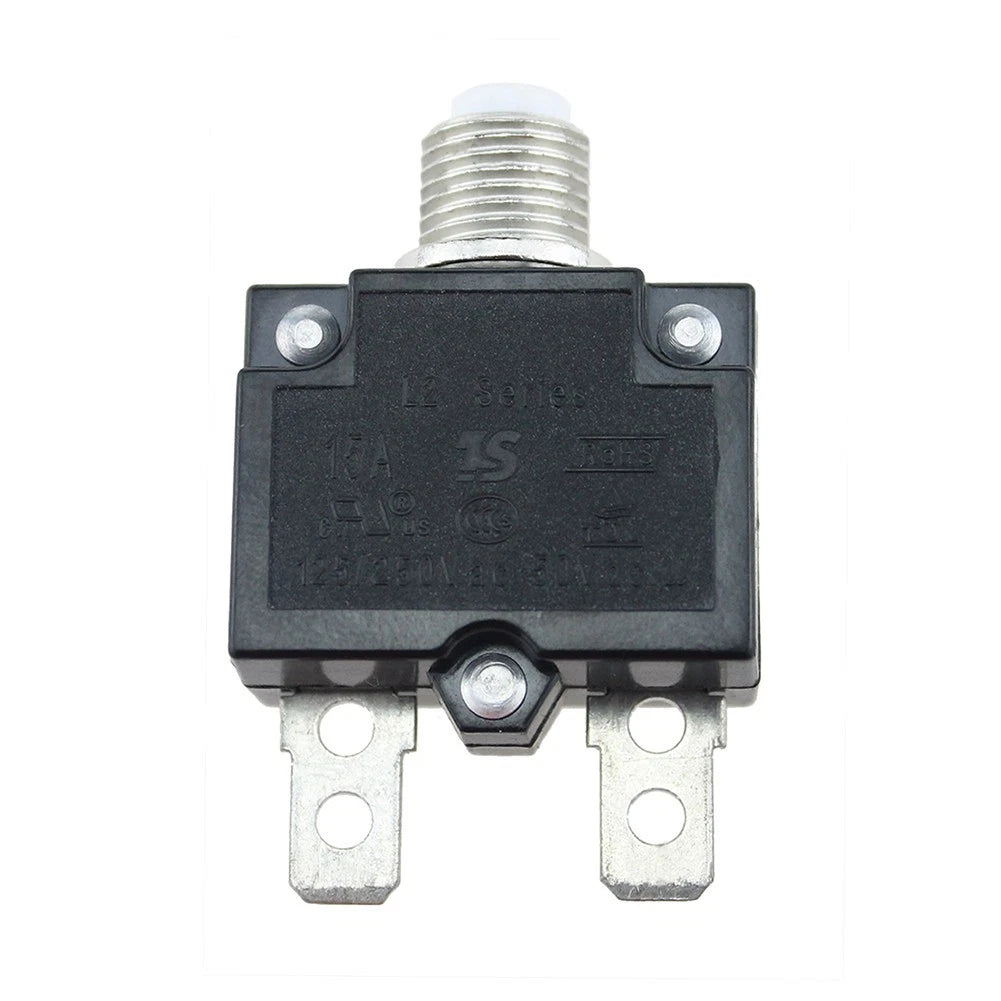 Overcurrent Protection Push-to-Reset for Motorhome