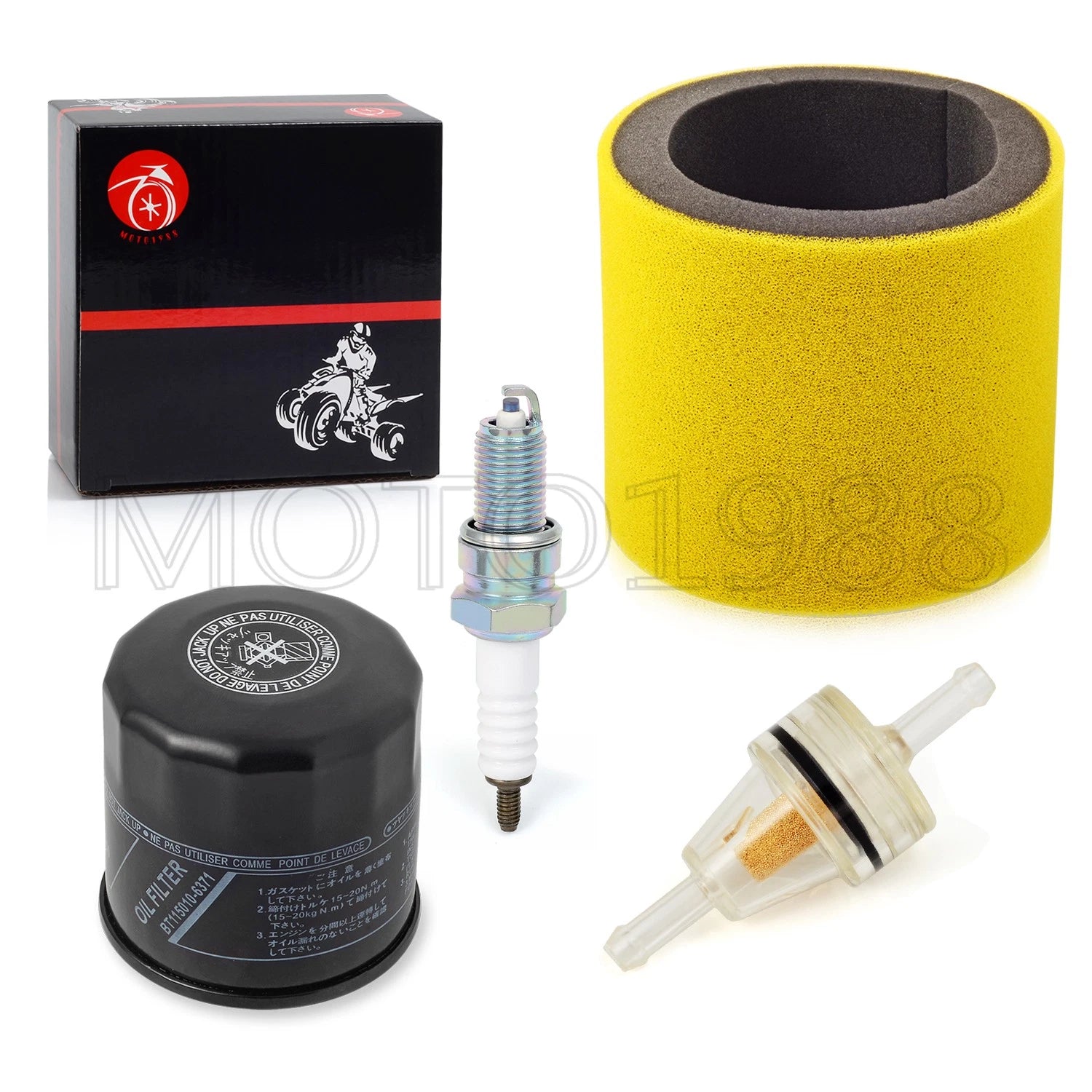 Throttle Cable & Air Filter Foam for Kawasaki Prairie 300 A/B (1999–2002)