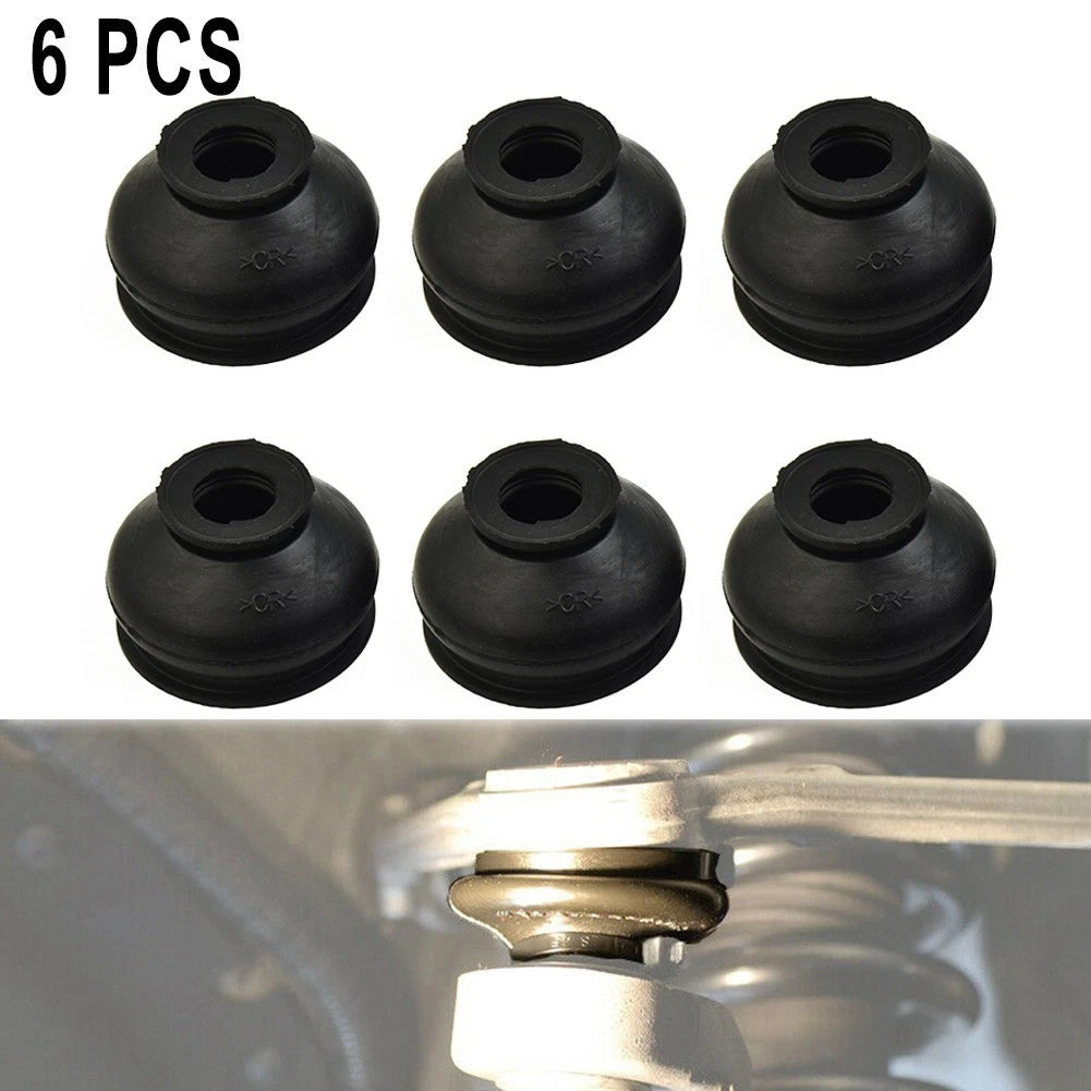 6pcs Tie Rod End Ball Joint Dust Boots for Universal Applications