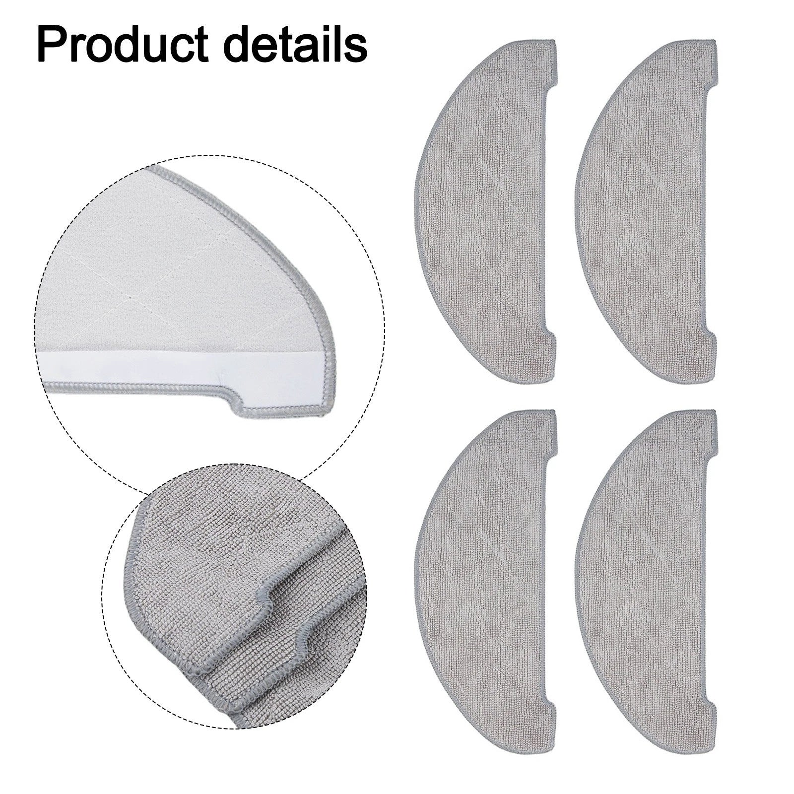 4X Mop Cloths for Vexilar Vacuums