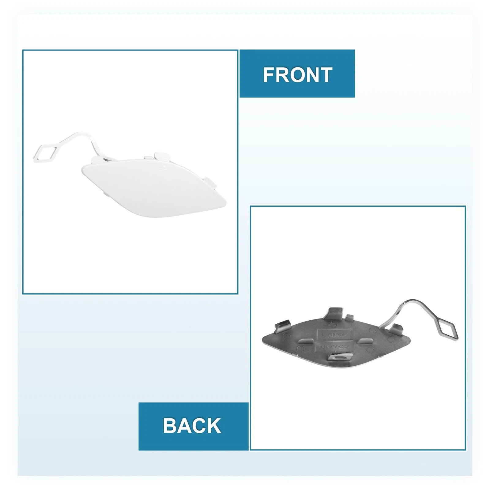 Front Right Tow Hook Cover Replacement for Mercedes-Benz E350 (2010–2013)