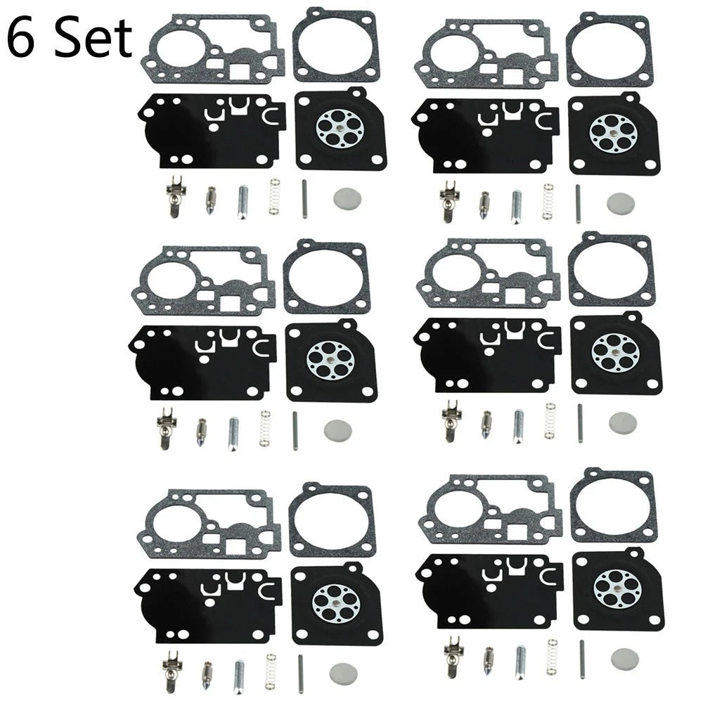 6x Carburetor Kit Repair Parts for Zama RB-156 C1U-W43 C1U-W45 (Poulan BVM210VS)