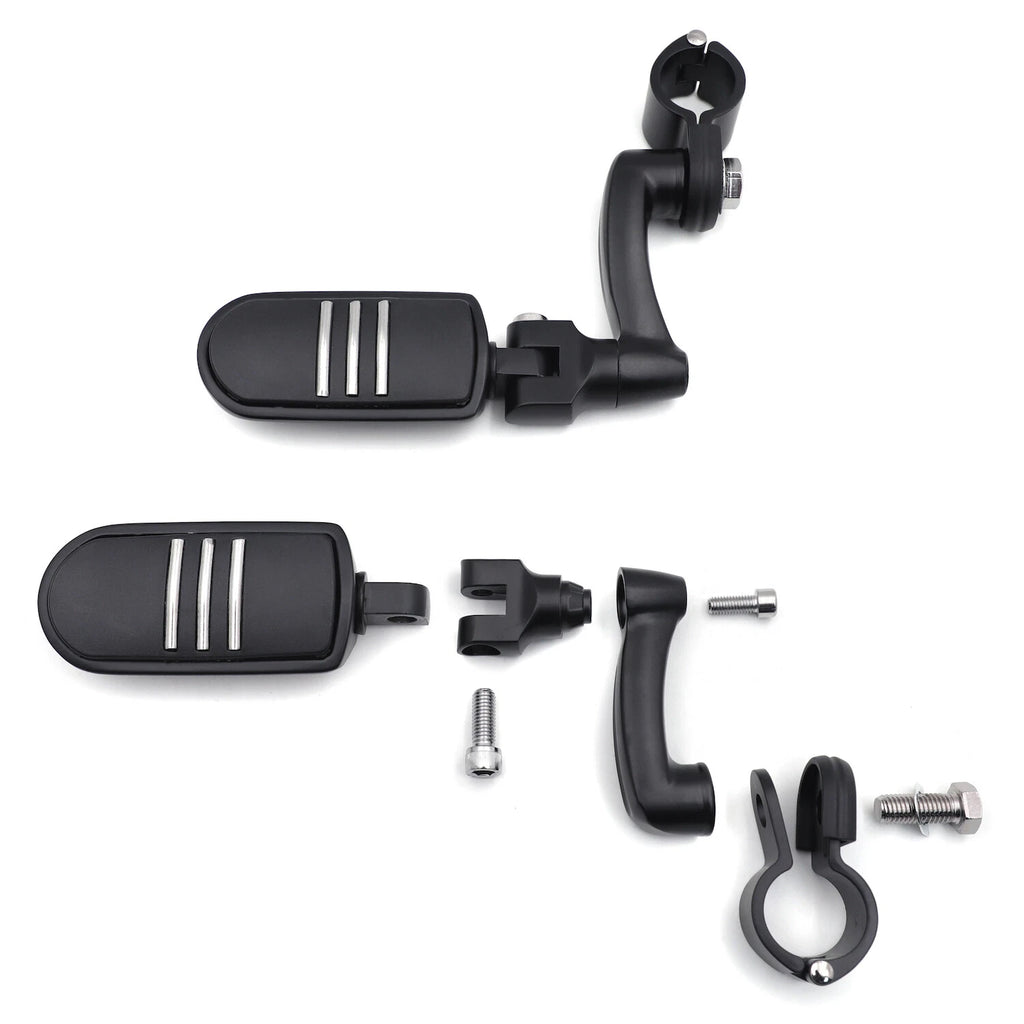 Streamliner Footpegs for Harley (1.25" Highway Engine Guard)