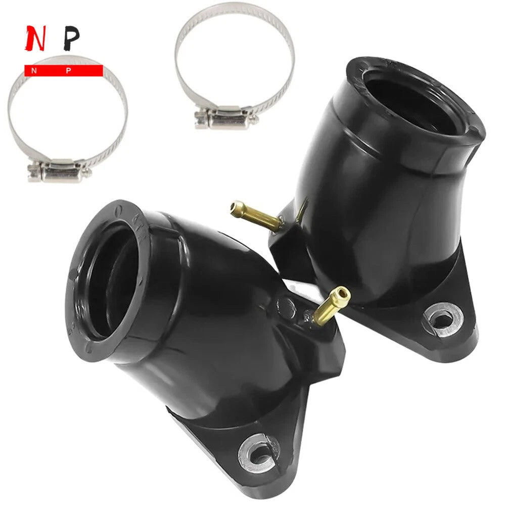2X Carburetor Intake Manifold Boot for Yamaha XVS650 V-Star (1998–2017)