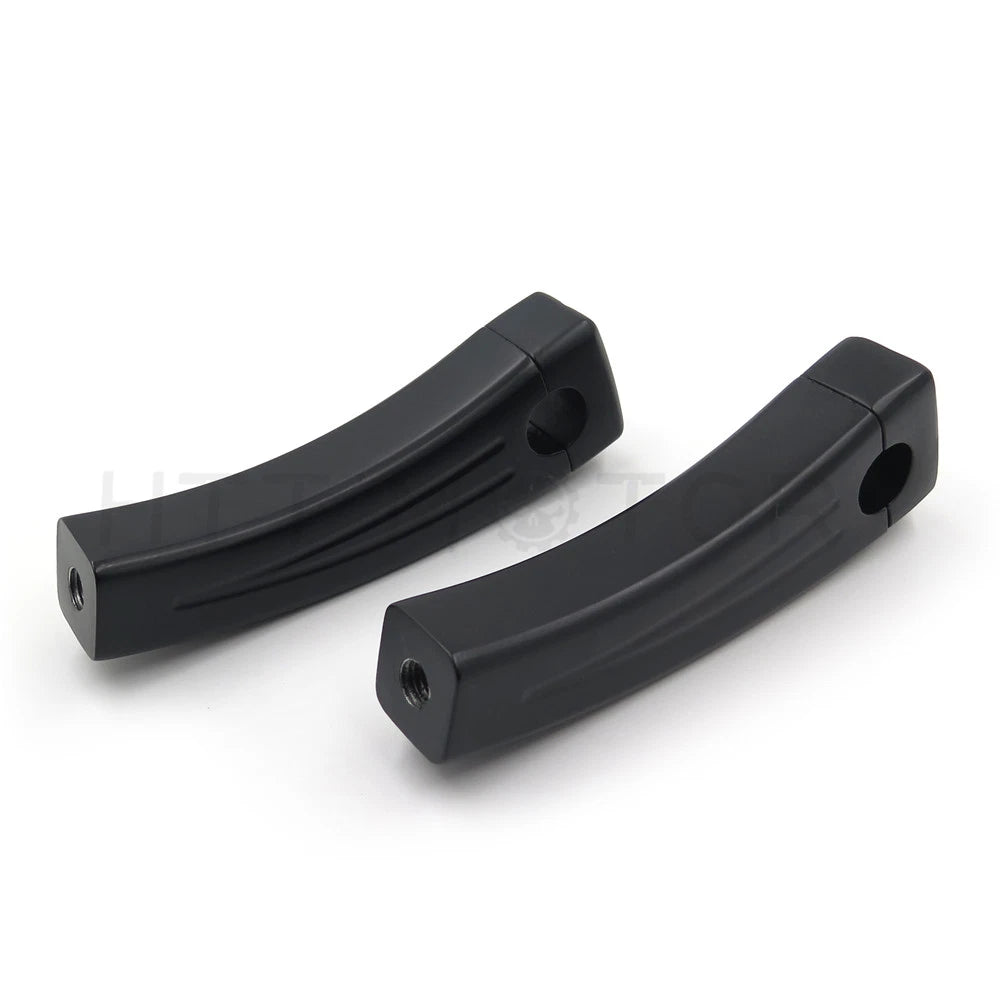 5.5" Black Motorcycle Cruiser Handlebar Pullback Risers for 7/8" Bar