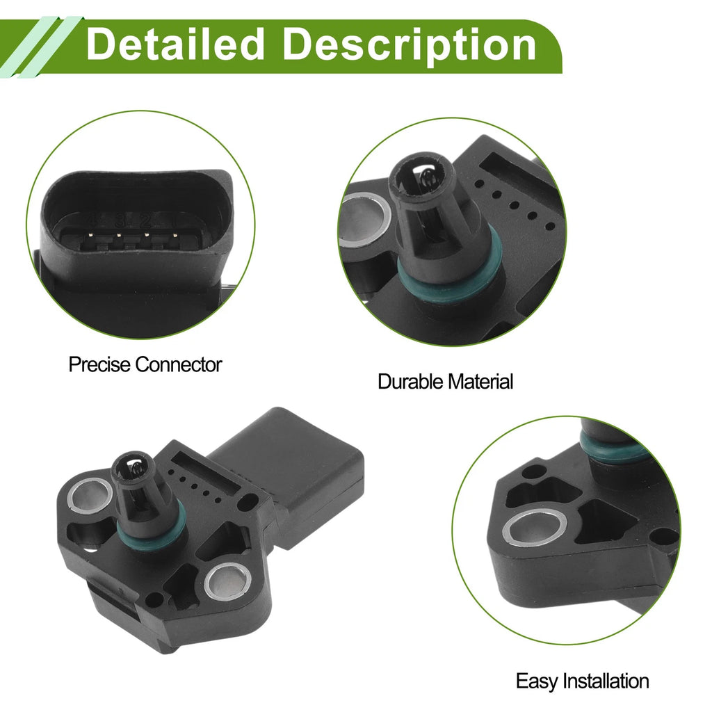 MAP Sensor No.0281002399 for Audi A3 1.4 TFSI (2007–2012)