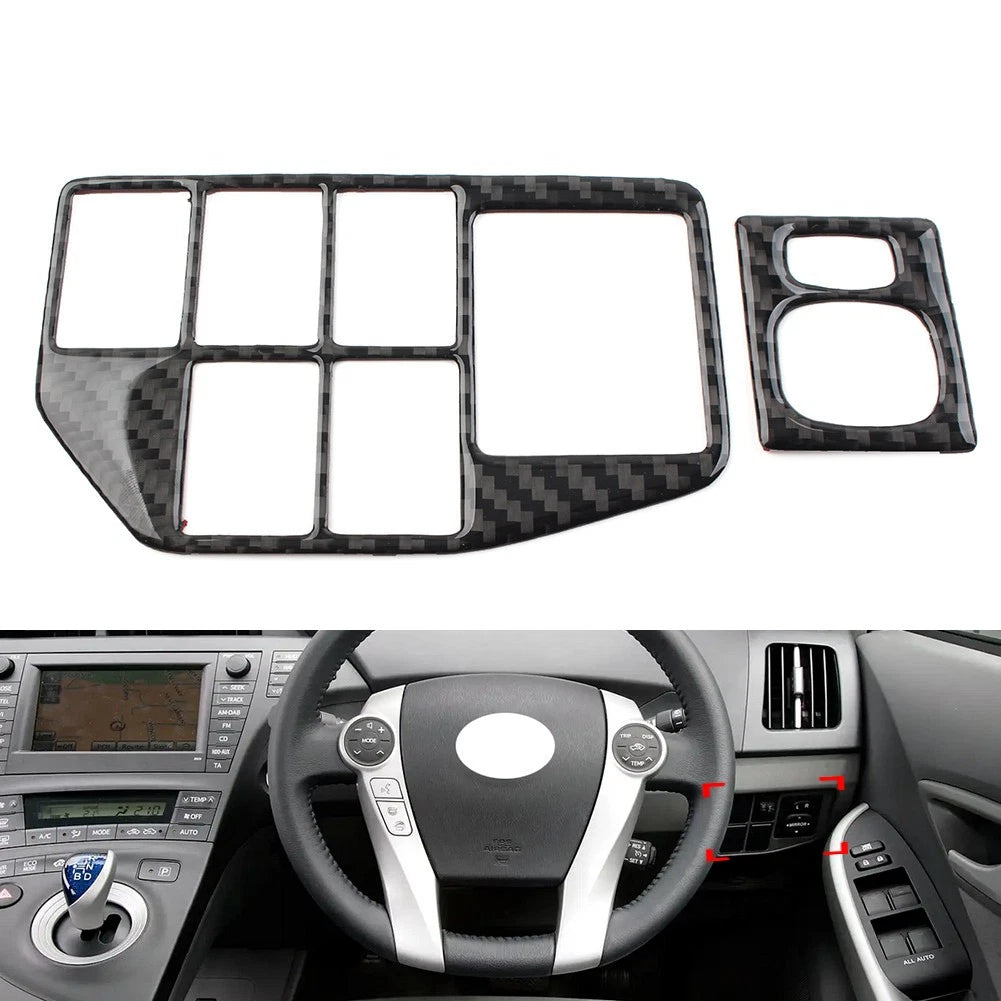 Headlight Bulb Switch Button Trim Frame for Toyota Prius (2012–2015) RHD