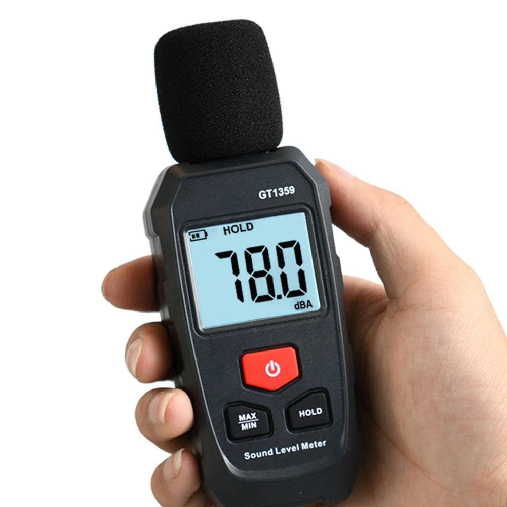 GT1359 Decibel Meter for High Contrast LCD Display