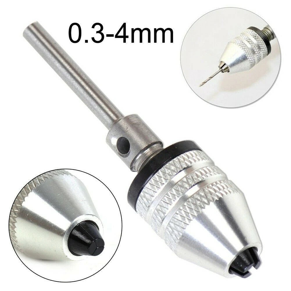 Drill Chuck Adapter for Rotary Tool (0.3-4mm Dia)