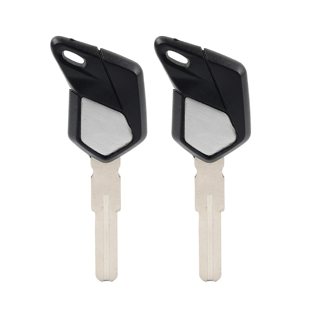 Uncut Blade Blank Key 2pcs For MV Agusta F4 1000 Brutale 920 990 1090 Black