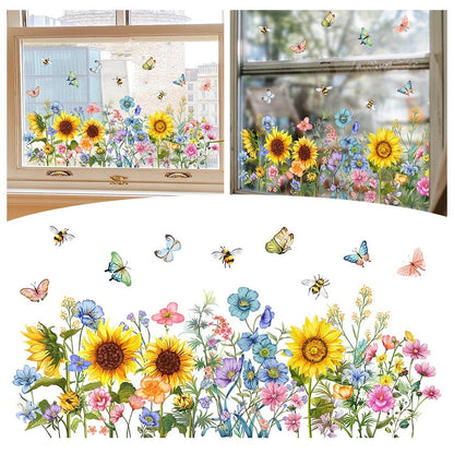 Sunflower Wall Sticker for Furniture Decoration