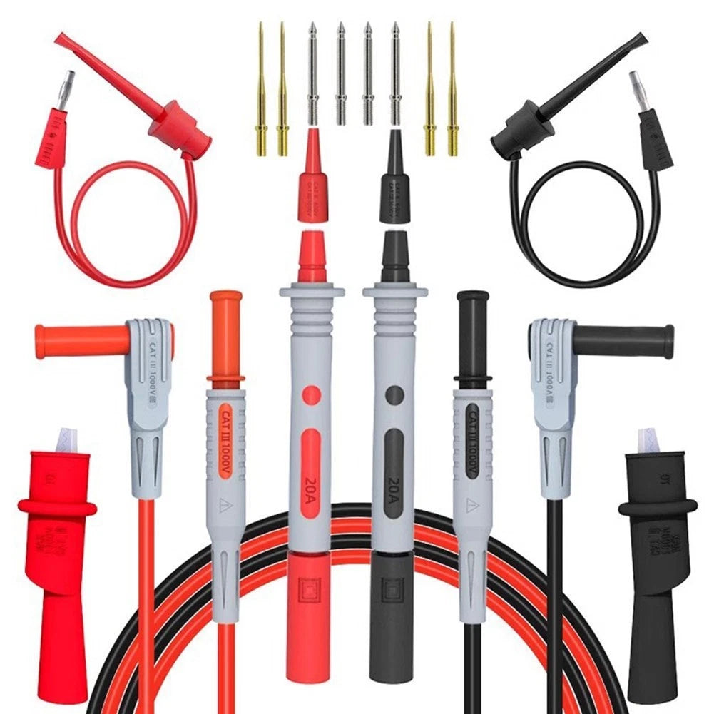 Heavy Duty Test Kit for Multimeter with Probes and Alligator Clips