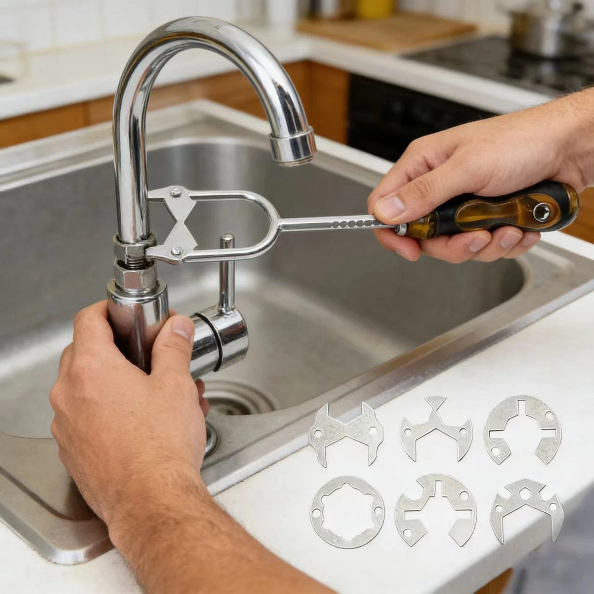 Adjustable Sink Wrench for Faucet Installation