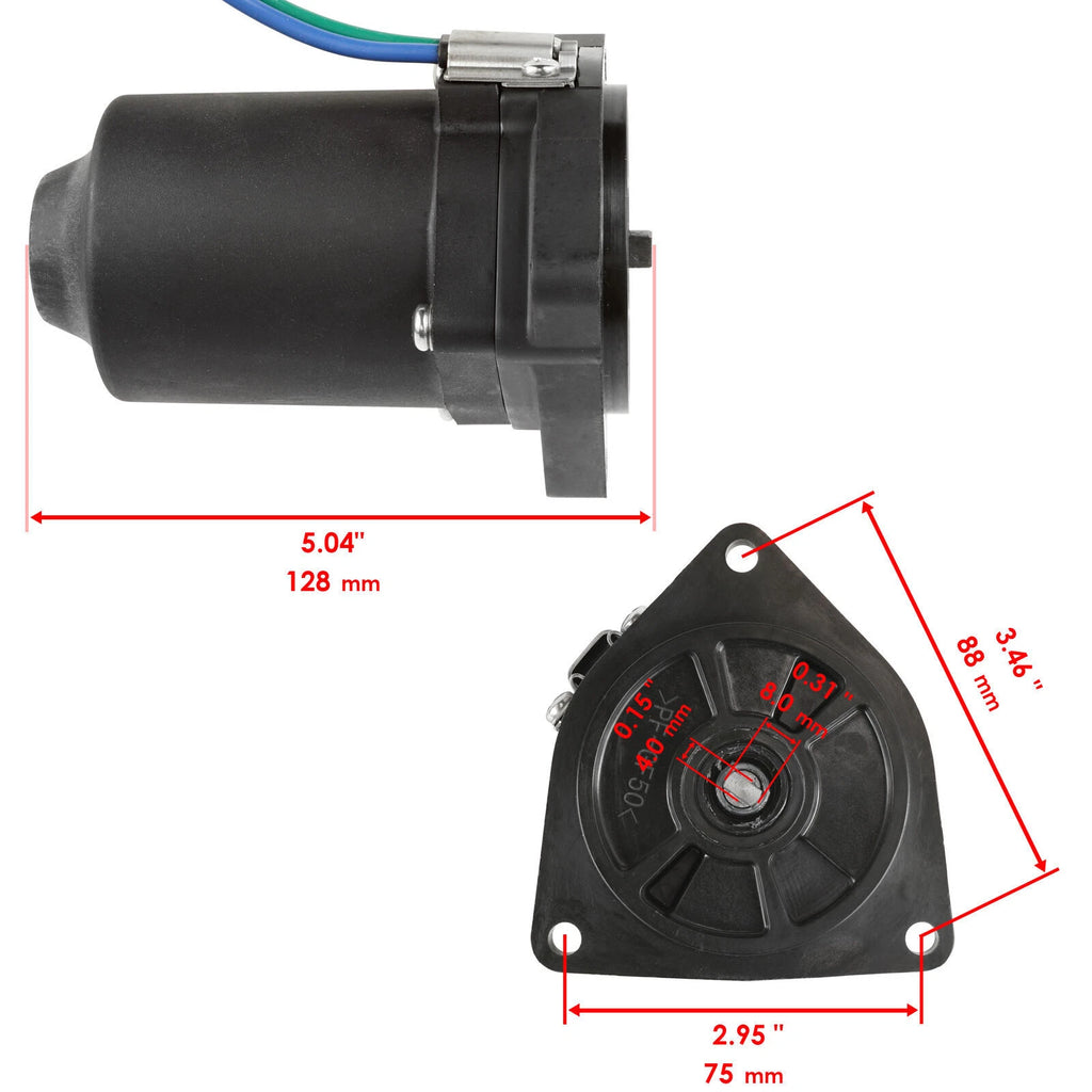 Power Trim Motor for Yamaha F150 150HP 4-Stroke (2010–2014) 63P-43880-10
