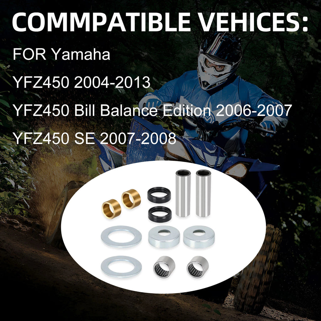 Swing Arm Bearing Seal Rebuild Kit for Yamaha YFZ450 YFZ450V YFZ450SE (2004–2013)