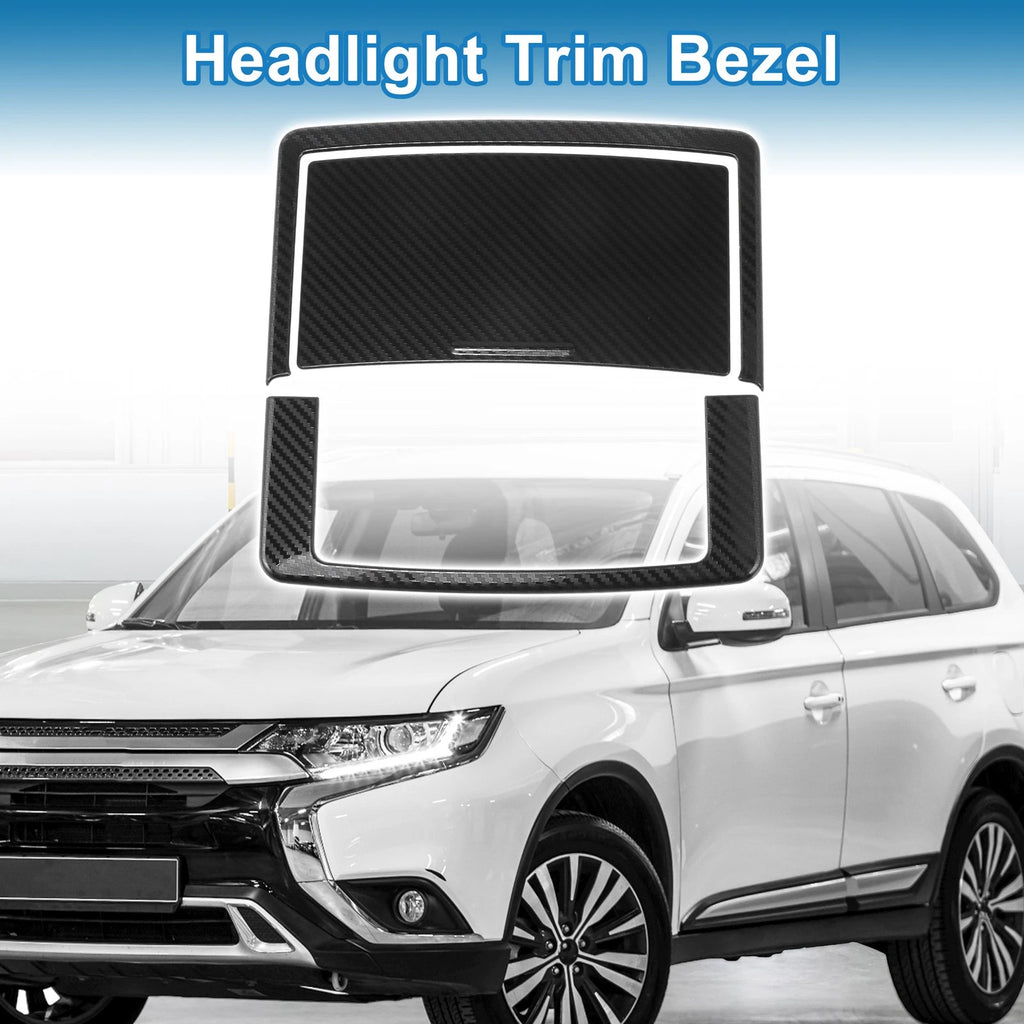 Front Headlight Trim Bezel Set for Mitsubishi Outlander (2022–2024)
