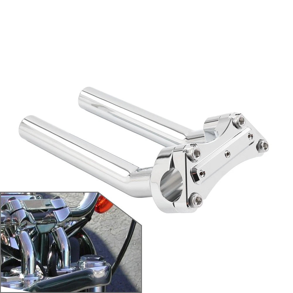 8.5" Pullback Handlebar Riser Top Clamp for Harley Softail Sportster Dyna