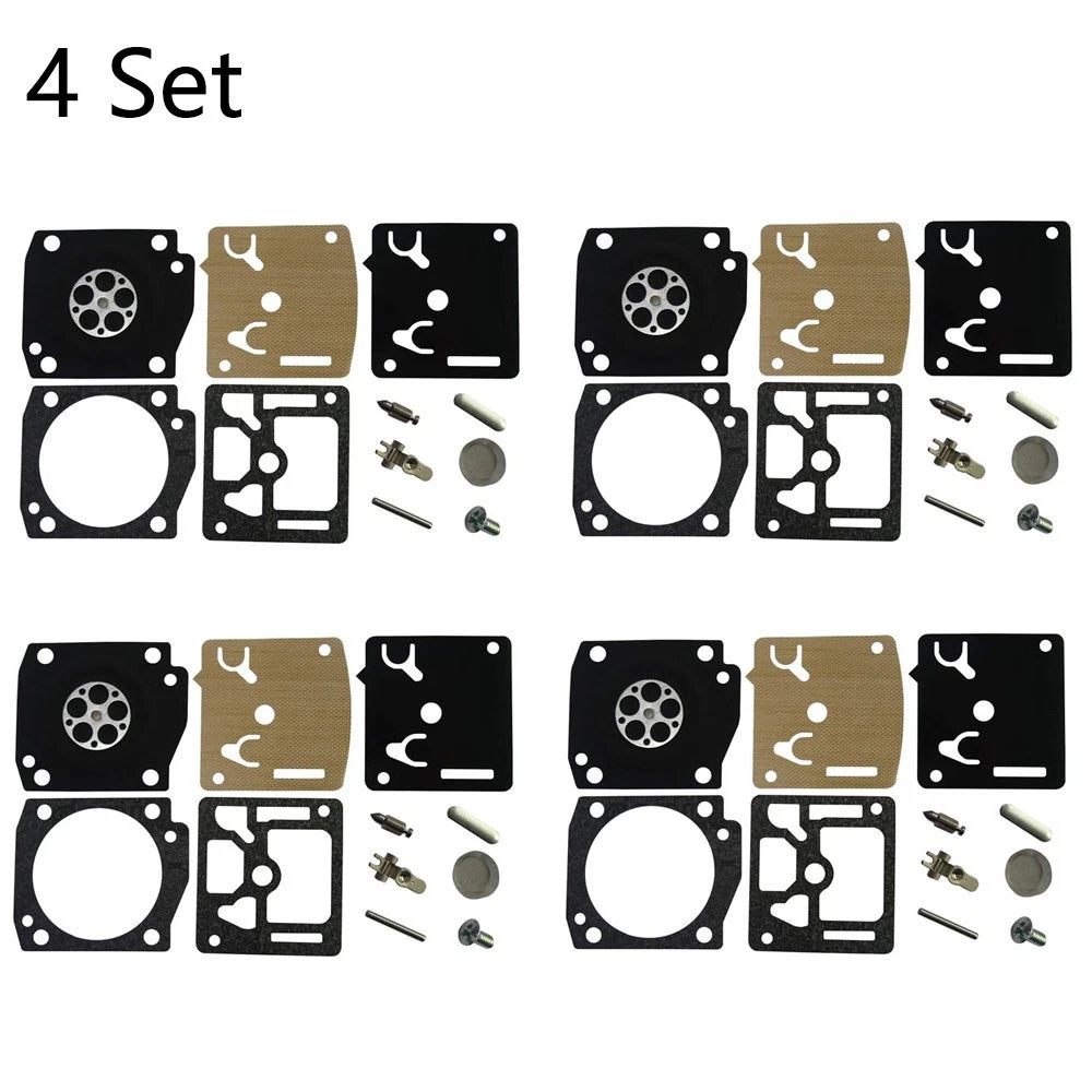 Set of 4 Carburetor Repair Kits for Dolmar PS630 PS6400 PS7300 PS7900 RB-201