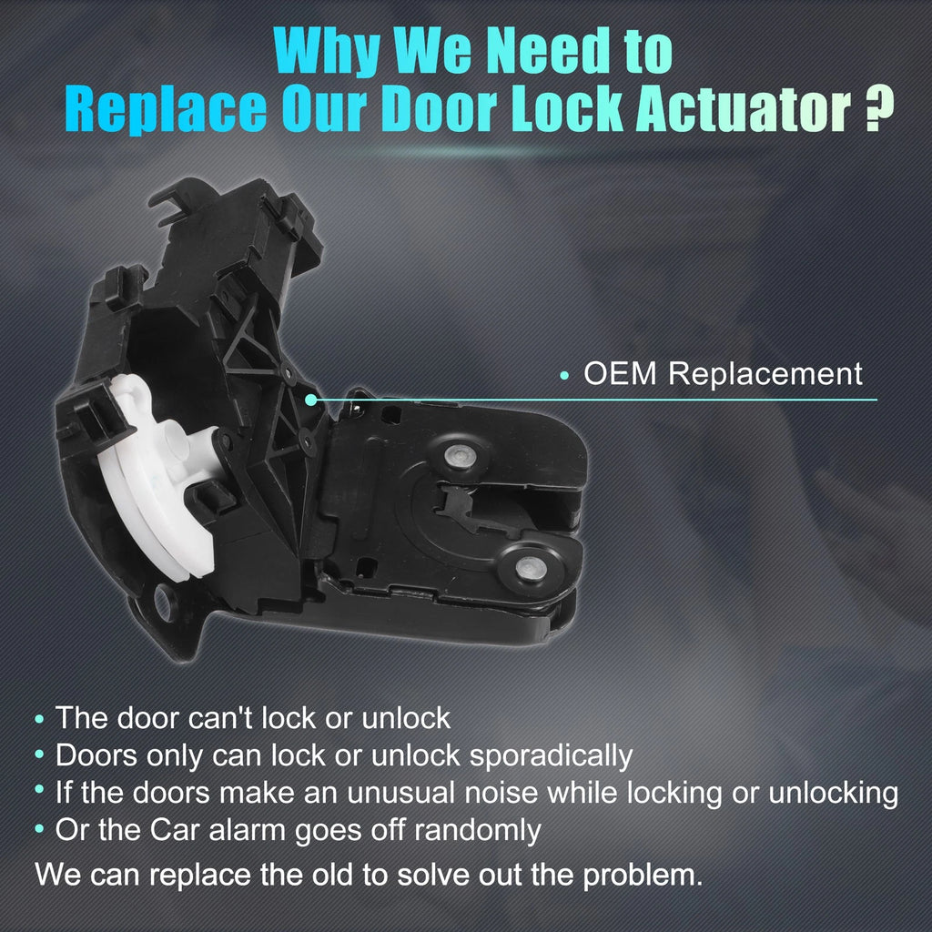 Rear Liftgate Door Lock Actuator Replacement for Audi A4 Quattro 2005-2008