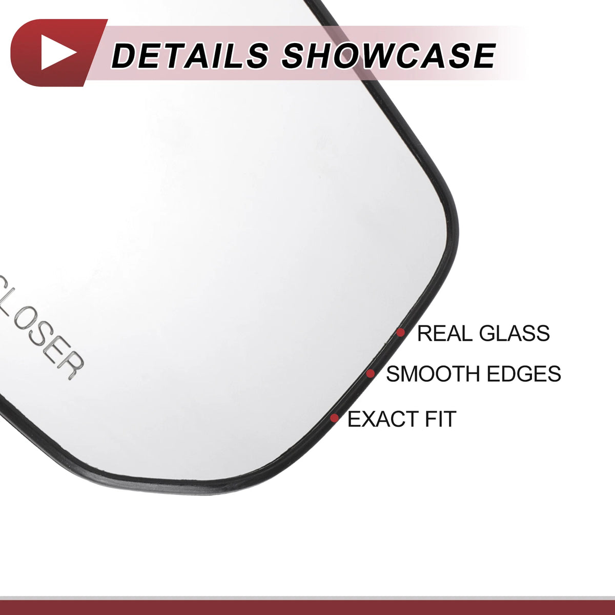 Heated Right Passenger Side Mirror Glass for Chevrolet Malibu (2016–2021)